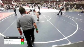 123 lbs Final - Malakii Martin, Bearcave WC vs Uriah Martinez, Alamosa