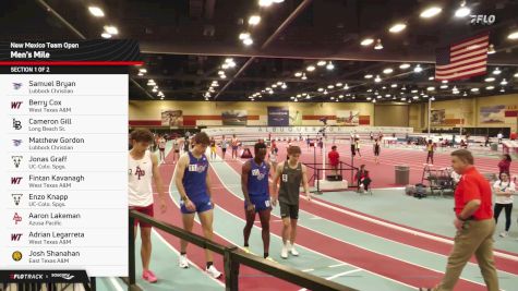 Men's Mile, Prelims 1