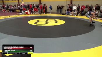 120 lbs Cons. Round 4 - Lander Bosh, Layton vs Lincoln Sledzianowski, Bishop McCort