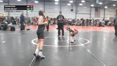 72 lbs Round 4 - 2:15pm Saturday - Oliver Umlauf, Cali Red vs Easton Egan, Backyard Brawlers