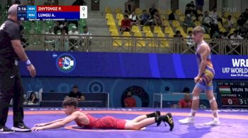 55 kg 1/8 Final - Petro Zhytovoz, Hungary vs Alexandru Lungu, Romania