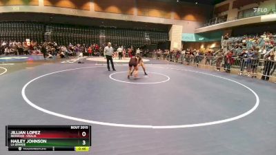 135 lbs Cons. Round 4 - Jacinda Munoz-Aguilar, Reed vs Thalia Rosas, Lincoln (Stockton)