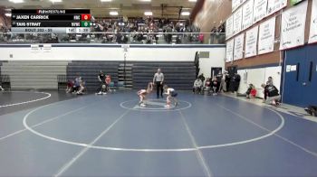 59 lbs Champ. Round 1 - Taig Strait, Marsh Valley Wrestling Club vs Jaxen Carrick, Hawk Wrestling Club