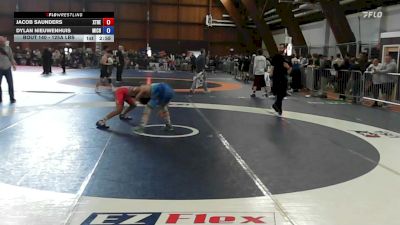 125A lbs Rr Rnd 2 - Jacob Saunders, Xtreme Training vs Dylan Nieuwenhuis, Michigan Premier Wrestling Club
