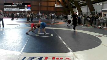 125A lbs Rr Rnd 2 - Jacob Saunders, Xtreme Training vs Dylan Nieuwenhuis, Michigan Premier Wrestling Club