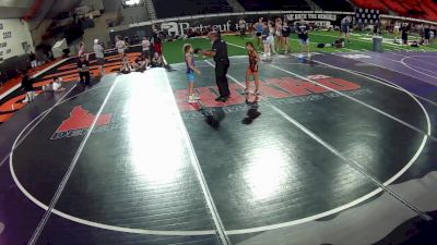 52-58.4 lbs Champ. Round 5 - Lanaia Bal, Hawaii vs Madison Vigil, Colorado