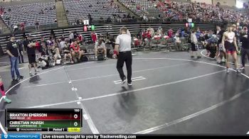 150 lbs Round 5 (6 Team) - Christian Marsh, Kansas Copperheads vs Braxton Emerson, Team Rogue