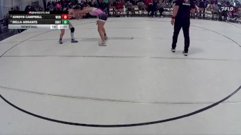 135 lbs Semifinal - Bella Arrants, GI Grapplers vs Jordyn Campbell, Gretna Wrestling Club