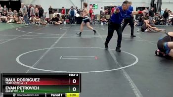 144 lbs Round 6 (8 Team) - Evan Petrovich, Quest WC vs Raul Rodriguez, Team Gotcha