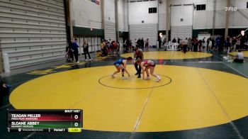 115-121 lbs 3rd Place Match - Sloane Abbey, Kearney Matcats vs Teagan Miller, Pikes Peak Warriors