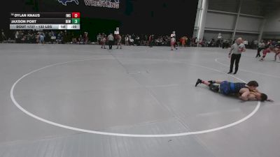 132 lbs Cons. Rd Of 32 - Jaxson Port, DC Elite Wrestling vs Dylan Knaus, ISI Wrestling Club