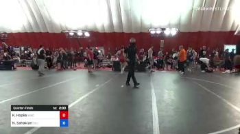 110 kg Quarterfinal - Koy Hopke, Wisconsin vs Nicholas Sahakian, California