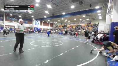 106 lbs Cons. Round 3 - Max Fate, Edison vs Logan Musgrave, Rim Of The World