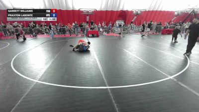 113 lbs Cons. Rd Of 32 - Garrett Williams, Pinnacle vs Praxton LaBonte, UP Elite