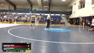 174 lbs Finals (2 Team) - Jackson Gray, Ithaca vs Austin Brass, Messiah