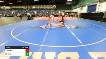 120 lbs Consolation - Jake Yowell, VA vs Mikey Ziniti, NH