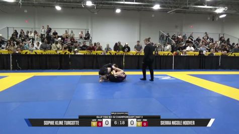 Sierra Nicole Hoover vs Sophie Kline Turcotte 2026 Pan IBJJF Jiu-Jitsu No-Gi Championship