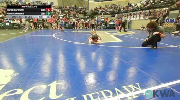 40 lbs Rr Rnd 2 - Kove Goodin, Cowboy Wrestling Club vs Olivia Hawes, Cowboy Wrestling Club