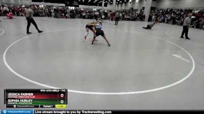 115 lbs Champ. Round 2 - Sophia Hurley, Immortal Athletics WC vs Jessica Farmer, Westside Wrestling Club