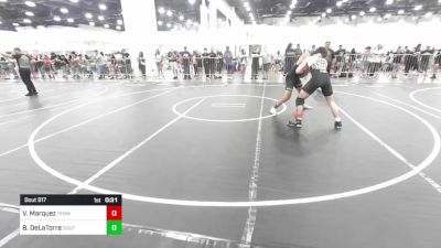 165 lbs Consi Of 8 #1 - Vincent Marquez, Terminators WC vs Benjamin DeLaTorre, South Hills HS