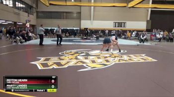 157 lbs Champ. Round 2 - Peyton Hearn, Thiel College vs Marty Landes, Case Western Reserve