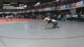 132 lbs Champ Round 1 (16 Team) - David Lewis, Gloucester vs Ryan Mcconaghy, West Deptford