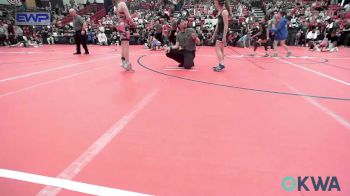 88 lbs Rr Rnd 1 - Devyn Vincent, Lions Wrestling Academy vs Coralena Voss, Skiatook Youth Wrestling