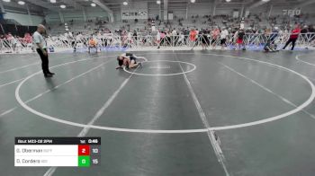 100 lbs Rr Rnd 2 - Gabe Oberman, Buffalo Valley Wrestling Club - Black vs Dominic Cordero, Team 922