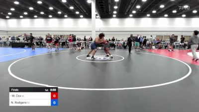 285 lbs Final - Willie Cox, Al vs Nicholas Rodgers, Nc