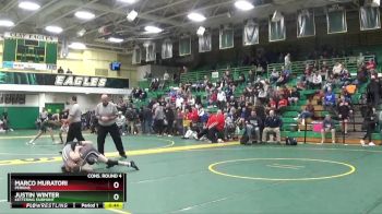 106 lbs Cons. Round 4 - Justin Winter, Kettering Fairmont vs Marco Muratori, Perkins