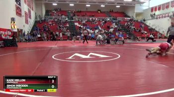 126 lbs Round 1 - Kade Mellon, Wadsworth vs Simon Inboden, Parkersburg HS