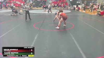 174 lbs Cons. Round 3 - Tucker Waitman, Central Oklahoma vs Bryor Newbold, Unattached