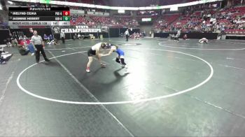 Girls 138 lbs Cons. Round 1 - Irelynd Cejka, Prairie Du Chien-Girls vs Jasmine Hebert, Auburndale-Girls