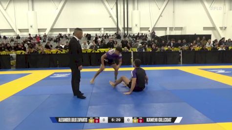 Alexander Julio Zapantis vs Kawehi Gillcoat 2024 World IBJJF Jiu-Jitsu No-Gi Championship