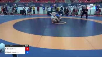 125 kg Round Of 16 - David Tate Orndorff, Ohio Regional Training Center / TMWC vs Wyatt Hendrickson, Air Force Regional Training Center