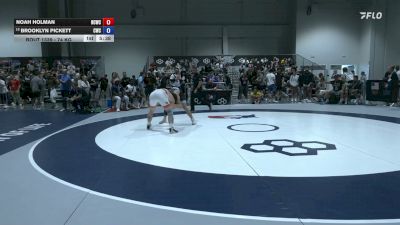 74 kg Champ. Rd Of 128 - Noah Holman, Northern Colorado Wrestling Club vs Brooklyn Pickett, Capital Wrestling Club