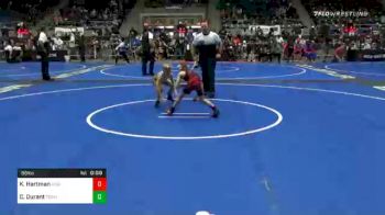 58 lbs Consolation - Kolton Hartman, Kodiak Attack vs Colton Durant, Team Tulsa