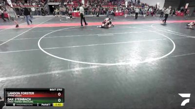 105 lbs Cons. Round 4 - Landon Forster, Spring Valley vs Dax Steinbach, Crass Trained Wrestling