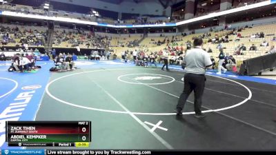 126 Class 3 lbs Cons. Round 2 - Abdiel Kempker, Capital City vs Zack Tihen, Ft. Zumwalt South