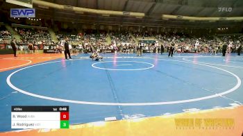 43 lbs Final - Brady Wood, Husky Wrestling Club vs Jiovani 'Max' Rodriguez, Victory Wrestling - Central WA