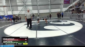 93 lbs Quarterfinal - Quinn Salois, North Montana Wrestling Club vs Myles Satiacum, Team Aggression Wrestling Club