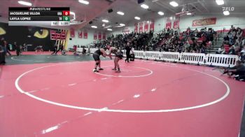 190 lbs Champ. Round 1 - Layla Lopez, Trabuco Hills vs Jacqueline Ulloa, Orange