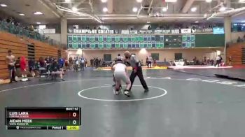 220 lbs Quarterfinal - Aidan Meek, Vista Murrieta vs Luis Lara, Corona Senior