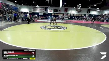 132 lbs Champ. Round 1 - Leo Garcia, Duarte vs Byron Benbow, Crespi