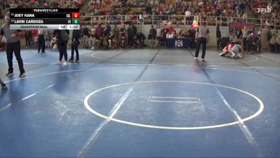 146 lbs Quarterfinal - Joey Kana, Salem vs Lavin Cardoza, Upgraded Industries