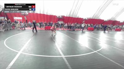 155 lbs Round 2 - Brynlee Vaughan, Team Nazar Training Center vs Olivia Sheldon, Wisconsin