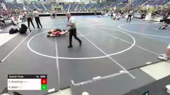 144 lbs Quarterfinal - Chad Busching, Okanogan Underground vs Antonio Beall, Mile High WC