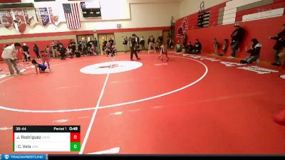 38-44 lbs Round 3 - Cairo Vela, Unattached vs Jiovani Rodriguez, Victory Wrestling-Central WA