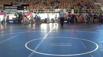 74 lbs Quarterfinal - Kade Thomason, Woodshed Wrestling Club vs Jaxson Gordon, Medina