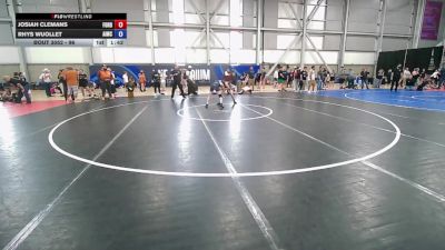 96 lbs Quarters - Josiah Clemans, FordDynastyWrestlingClub vs Rhys Wuollet, Askeo International Mat Club